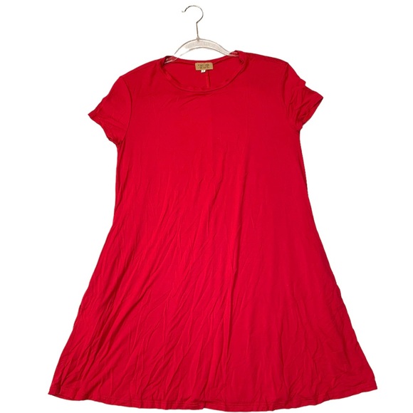 Piko 1988 Red Shirt Dress - Picture 6 of 6